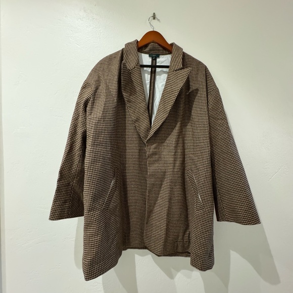 JEJIA HOUNDSTOOTH BLAZER